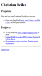 Mobile Screenshot of christian-seiler.de